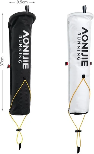 Vista 6 de Bolsa de almacenamiento para bastones de senderismo, impermeable y ligera, no se deforma fácilmente, adecuada para correr, chaleco de hidratación
