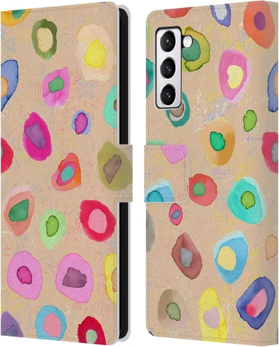 Vista 21 de Head Case Designs Officially Licensed Ninola Ditsy Flowers Yellow Nature Bold Leather Wallet Case Compatible with Samsung Galaxy A07 4G