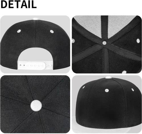 Vista 7 de American Bully - Gorra de béisbol clásica con cierre de Snapback, estilo hip hop y factura plana ajustable