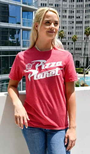 Vista 6 de Toy Story Pizza Planet Delivery - Camiseta para adultos Rojo brezo