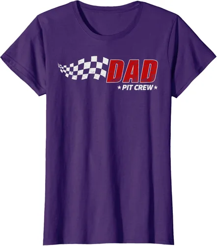 Vista 13 de Dad Pit Crew Race Car Birthday Family Matching Pit Crew Camiseta Pit Crew