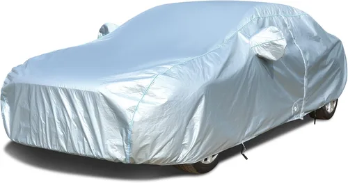 Vista 8 de TECOOM Funda de coche apta para Tesla Model 3, impermeable para todo tipo de clima, modelo 3 2017-2023 con forro polar, malla ventilada, apertura