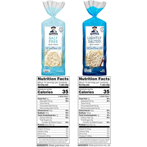 Vista 7 de Quaker crujientes de arroz, paquete con 6 variedades de sabores