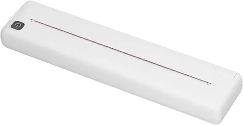 Vista 3 de Impresora sin tinta portátil para la escuela, impresora térmica A4 con soporte de ancho de 8.268 in, batería recargable
