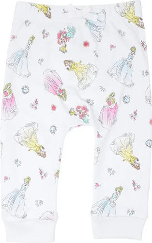 Vista 3 de Disney Princess Cenicienta Belle Ariel Aurora - Paquete de 3 pantalones para bebés y niñas, Amarillo