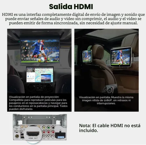 Vista 5 de Joying - Estéreo de auto de doble DIN de 15.1 pulgadas, radio de auto con Apple Carplay y Android Auto, unidad principal Android 13 de 8GB+128GB