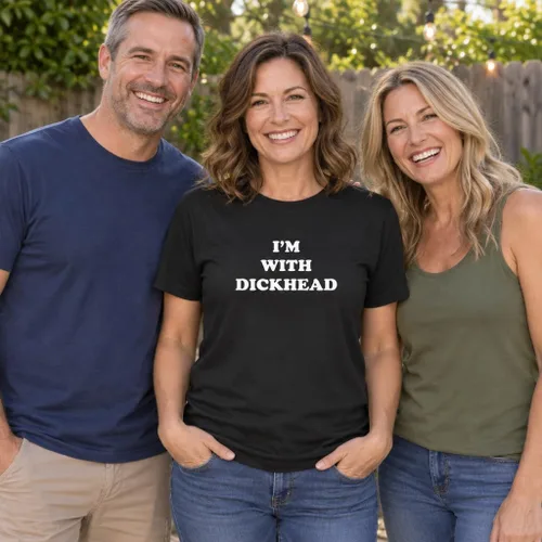 Vista 6 de Guacamole I'm with DICKHEAD - Divertido regalo de broma para parejas - Camiseta de algodón para hombre