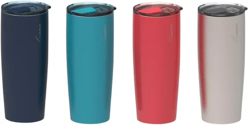 Vista 8 de Rabbit Vaso de vino de acero inoxidable de doble pared, incluye tapa deslizante sin salpicaduras