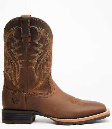 Vista 7 de Ariat Hybrid Rancher Western - Botas de piel para hombre, punta cuadrada