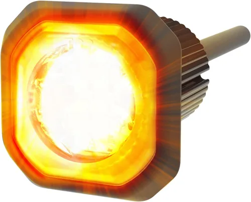 Vista 2 de Ecco Luz estroboscópica, LED, 12-24V CC, FPM variable, diámetro no aplicable, soporte ED9040AW - 1 cada uno