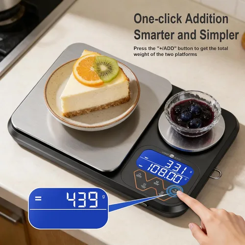 Vista 7 de Peso dual recargable de las básculas de la cocina de la comida
