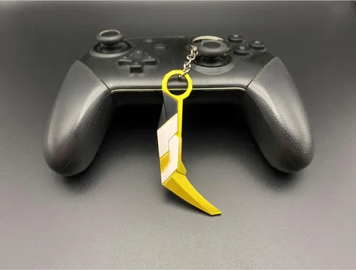 Vista 5 de MING XING SHENG Llavero con cuchillo, figuras geniales, atrs, juguete de decoración, mochila, colgante, regalos para hombres, adolescentes