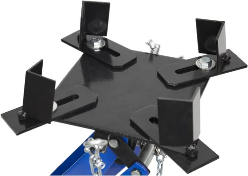 Vista 2 de K Tool International XD63515 Gato de transmisión de perfil bajo para garajes, talleres de reparación y bricolaje, 31.5" de altura, inclinación
