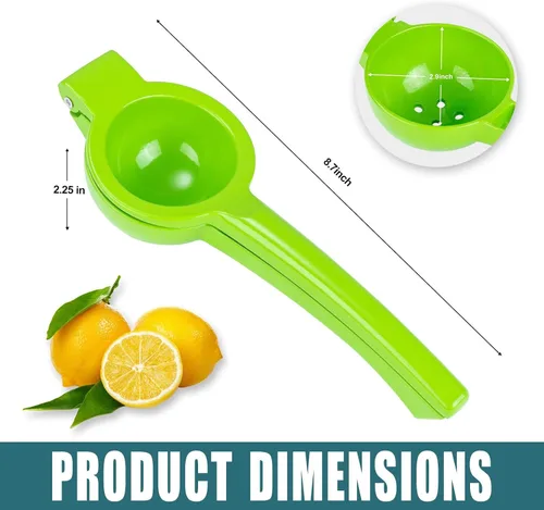 Vista 2 de Exprimidor manual Citrus Lemon Squeezer,Exprimidor de frutas Lime Press Metal,Herramienta profesional de la cocina del exprimidor de la mano
