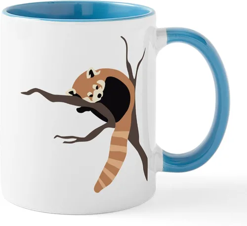 Vista 21 de CafePress Turtle And Panda - Taza de café de cerámica de 11 oz (11.0 fl oz)