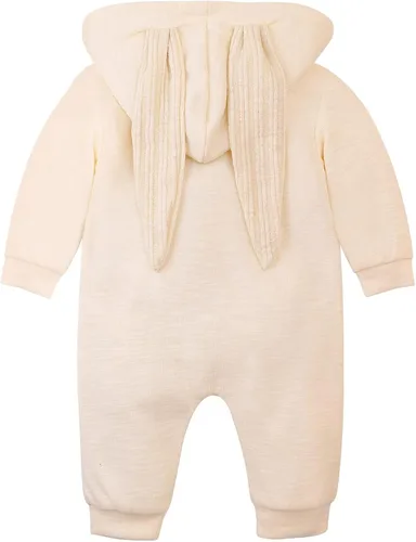 Vista 2 de AGQT Babys Bunny Costume One Piece 3D Rabbit Ear Easter Halloween Costume Size 0-24 Months
