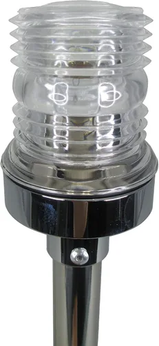 Vista 3 de Pactrade Marine Bombilla ligera 12VDC de la base BA15D de la tubería CPB del acero inoxidable de la popa a prueba de salpicaduras