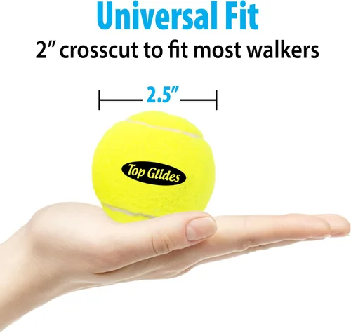 Vista 4 de Top Glides Zapatillas de tenis precortadas Walker - Amarillo - 2 pares