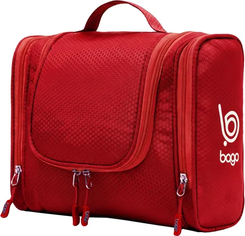 Vista 22 de Bolsa de Aseo de Viaje Bago Bolsa de Aseo Impermeable Colgante Bolsa de Aseo Grande para Baño y Viaje Organizador de Bolsa de Artículos de Tocador