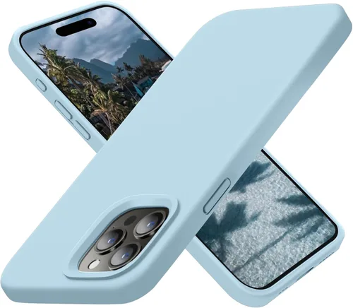 Vista 7 de Cordking Funda diseñada para iPhone 15 Pro Max, funda de silicona ultradelgada a prueba de golpes con [forro de microfibra suave antiarañazos], 6.7