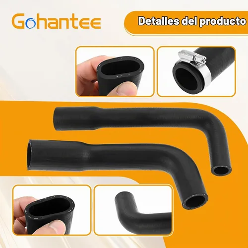 Vista 5 de gohantee Kit de Manguera de Relleno de Combustible y Manguera de Ventilación Compatible con Jeep Wrangler YJ 1987-1995 Tanque de Plástico de 20