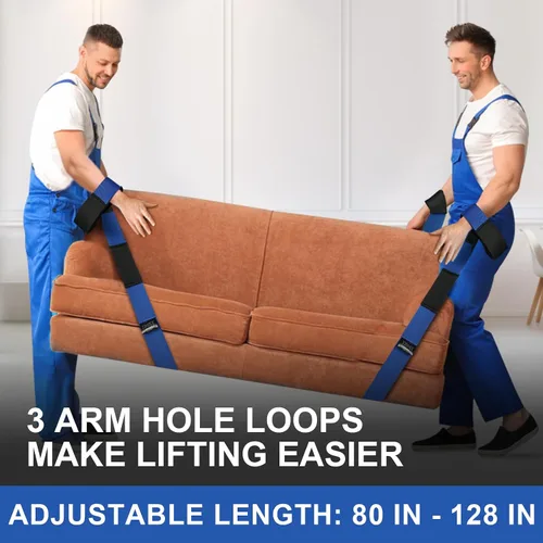 Vista 4 de Ytonet Correas móviles, sistema de elevación y movimiento para 2 personas con 12 cómodas almohadillas de esponja gruesas, correas de elevación
