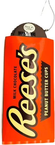 Vista 2 de Hersheys Reeses Dulce Copa de Mantequilla de Maní Adorno Navideño Regalo para Amantes de Reese's