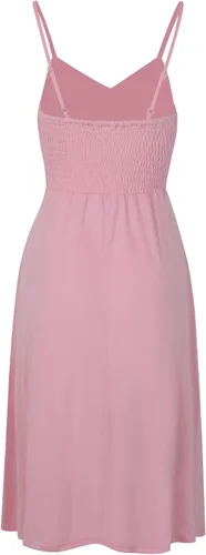 Vista 3 de oxiuly Vestidos casuales para mujer sin mangas de algodón vestido de playa vestido de verano línea A tirantes delgados vestido de verano OX322