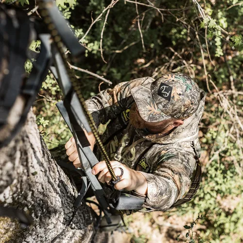 Vista 5 de Hunter Safety System Lifeline – Treestand Safety Rope System with Ground-to-Stand Fall Protection & Silent Climbing