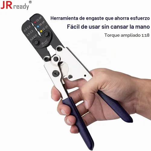 Vista 8 de JRready ACT-AD10 Crimpadora de trinquete para conectores termorretráctiles