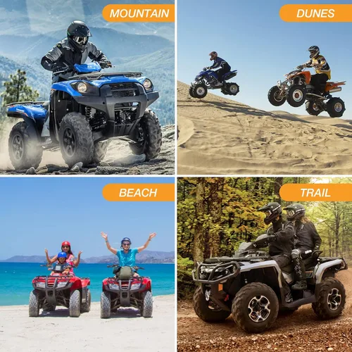 Vista 6 de NEVERLAND Cubierta para ATV Impermeable de Servicio Pesado Cubierta para Vehículo de 4 Ruedas Cubierta para Quad Resistente a Todas las Condiciones