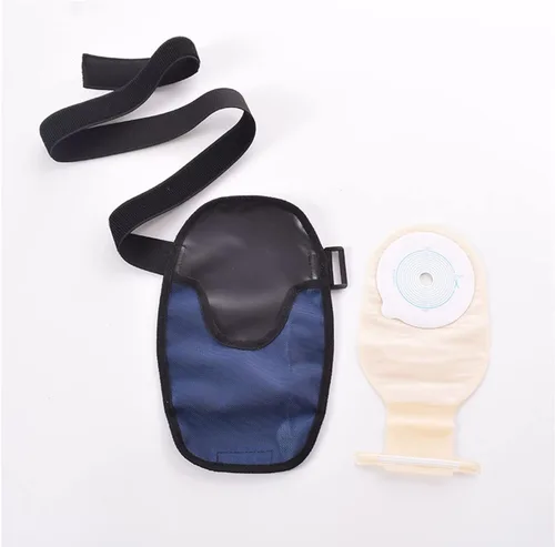 Vista 6 de Cubierta de bolsa de ostomía impermeable cubierta universal ajustable bolsa ostomía suministros para ileostomía