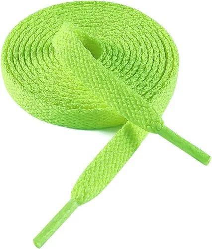 Vista 42 de VSUDO Cordones planos para tenis, cordones para tenis, cordones atléticos 01 Blanco