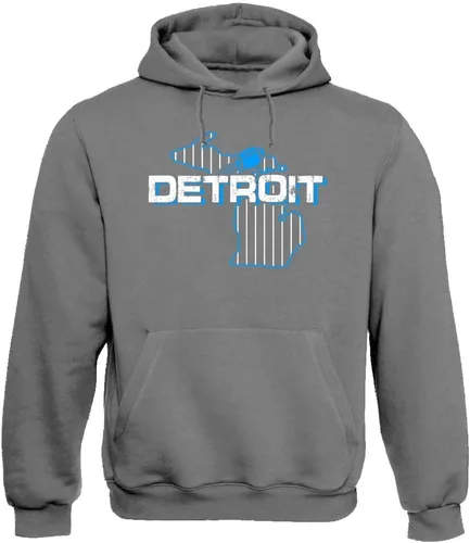 Vista 40 de Xtreme Apparrel Team Field Map Men's Hoodie Sweatshirt for Football Fans