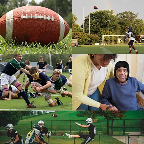 Vista 4 de VAYEAH Casco de fútbol de carcasa suave, Scrum Cap 7v7, casco de rugby de espuma de algodón, protector suave acolchado para la cabeza, casco
