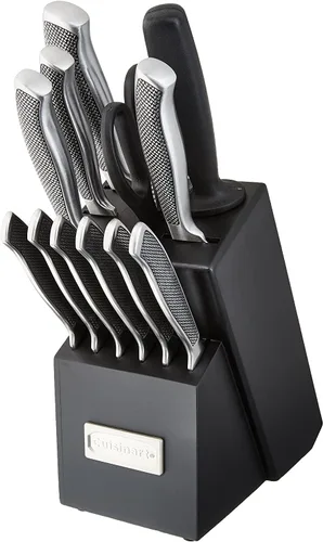 Vista 2 de Cuisinart C77SS-13P Juego de Cuchillos con Bloque de 13 Piezas Colección Graphix, Acero Inoxidable