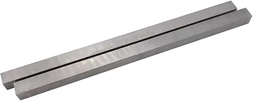 Vista 9 de 5 brocas de corte cuadrado HSS para torno de 0.157 in x 0.157 in x 7.874 in, molinillo de herramientas HSS en blanco, fresa rectangular de acero