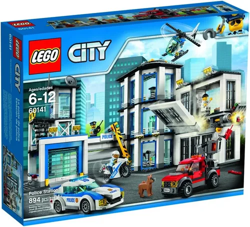 Vista 5 de LEGO City Estación de policía 60141 Gran juguete para niños