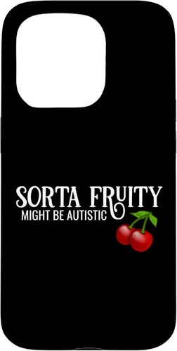 Vista 14 de Sorta Fruity Autistic Bisexual Queer Lesbian Autism Cherry Case for iPhone 16