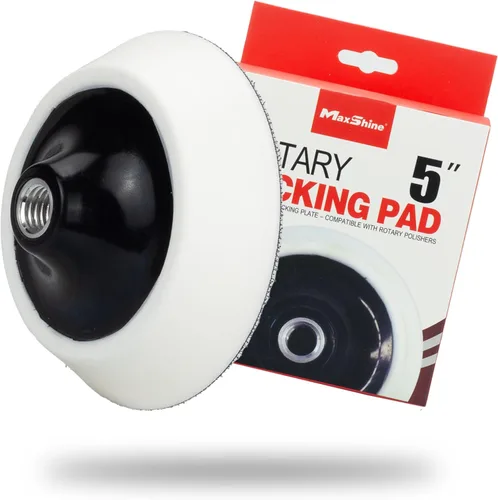 Vista 9 de Maxshine 2" Juego Universal Profesional de Almohadillas Giratorias para Pulidor – Placa de Alto Rendimiento de 50mm con Rosca de 5/8" – Compatible