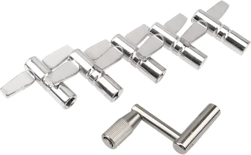 Vista 5 de 6 llaves de batería Yootones y teclas de velocidad de movimiento continuo compatibles con llave de afinación de tambor, herramienta de hardware