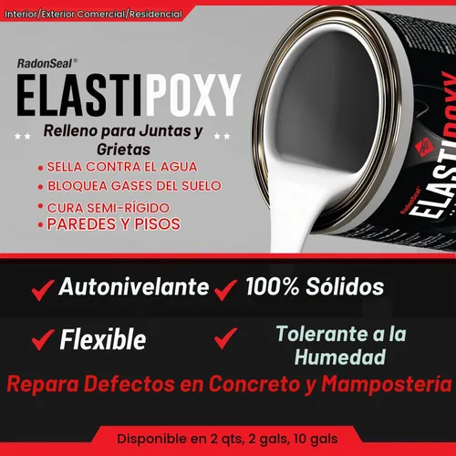 Vista 2 de ElastiPoxy Kit de relleno de grietas y juntas de hormigón epoxi flexible