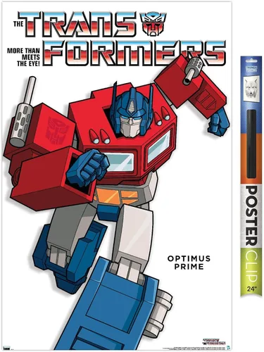 Vista 18 de Hasbro Transformers - Póster de pared Optimus Prime Feature Series, 22.4 pulgadas de largo x 14.7 pulgadas de ancho, versión enmarcada de madera