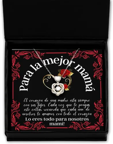 Vista 9 de Para la mejor mamá, regalo para mamá, collar para madre de hijo