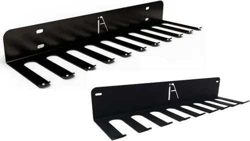 Vista 9 de IRON AMERICAN USA Omega Beast Estante de Almacenamiento para Gimnasio de 9 O 11 Ganchos Organizador de Pared para Gimnasio de Servicio Pesado