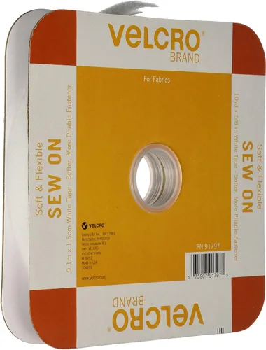 Vista 7 de VELCRO Brand cinta flexible y suave, cinta para tejer, Blanco, 30 pulgadas