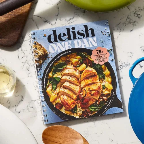 Vista 2 de Delish Una sartén y fiesta en un paquete de freidora de aire