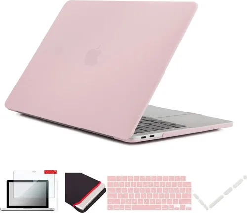 Vista 39 de Se7enline Compatible con MacBook Pro Touch Bar Case 2016/2017/2018/2019, funda rígida mate para Mac Pro de 13 pulgadas, A1706/A1989/A2159, funda