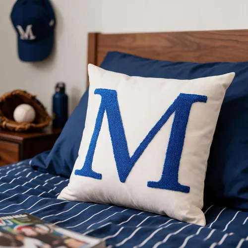 Vista 6 de Almohada lumbar bordada con nombre, funda de almohada personalizada con monograma hecha a mano, personalizable de 12 x 20 pulgadas, funda