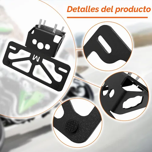 Vista 7 de Kit de soporte para placa de matrícula Fender Eliminator compatible